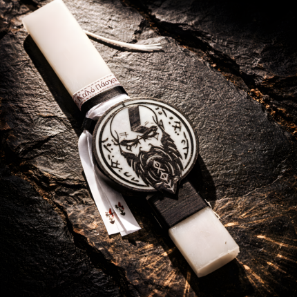 Πασχαλινή Χειροποίητη Λαμπάδα Kratos God Of War