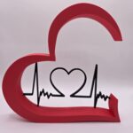 3D Διακοσμητική Καρδιά με Παλμό