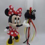 Χειροποίητη Πασχαλινή Λαμπάδα Minnie Mouse