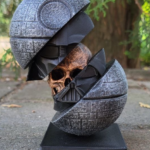 3D Printed Death Star Darth Vader Skull