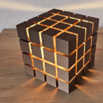 Glow Cube 3D Printed Lamp
