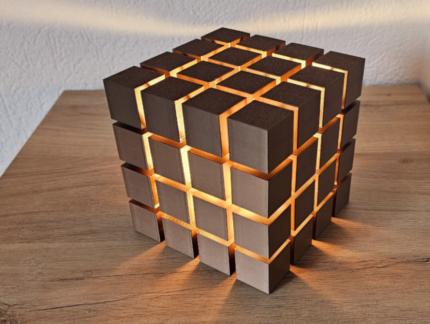 Glow Cube 3D Printed Lamp