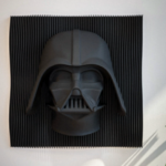 3D Printed Darth Vader Wall Art