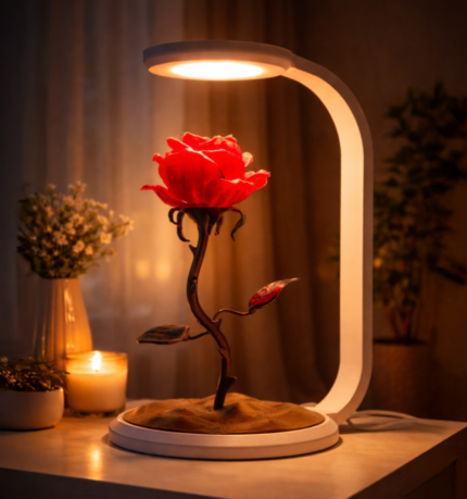 3d lamp rose