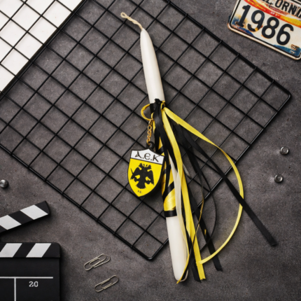 3D Χειροποίητη Πασχαλινή Λαμπάδα ΑΕΚ