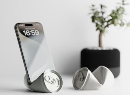 Crushed Can" 3D Printed Βάση Κινητού