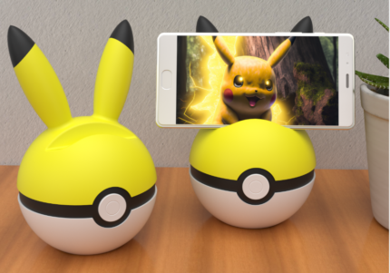 Pikachu-Ball" 3D Printed Βάση Κινητού