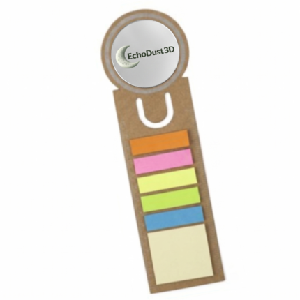 Custom Μεταλλικός Σελιδοδείκτης με Sticky Notes – Προσωποποιημένη Sublimation Εκτύπωση