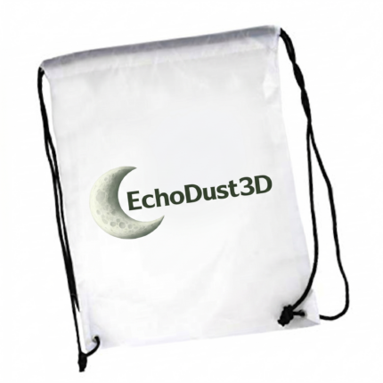 Custom Τσάντα Πλάτης με Κορδόνια (Λευκή) – Προσωποποιημένη Εκτύπωση