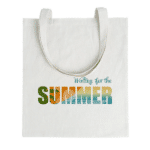 Custom Καλοκαιρινή Τσάντα από Μπεζ Λινό – Προσωποποιημένη Sublimation Εκτύπωση