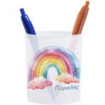 Custom Γυάλινη Frost Μολυβοθήκη (Sublimation) – Premium Προσωποποιημένη Μπομπονίερα