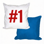 Custom Μαξιλαροθήκη Sublimation (Μπλε) – Ultra Soft Velvet Touch (45x45cm)