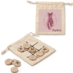 Custom Ξύλινη Τρίλιζα σε Βαμβακερό Πουγκί – Προσωποποιημένη Μπομπονιέρα & Δώρο Πάρτυ